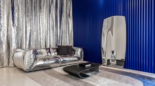 Bugatti's furniture looks like it belongs in a NASA launch room